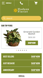 Mobile Screenshot of hudsonfloristonline.com